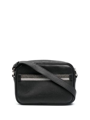 FABIANA FILIPPI stud-embellished leather shoulder bag - Black