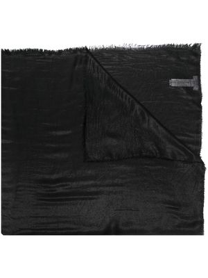 Fabiana Filippi tonal-design scarf - Black