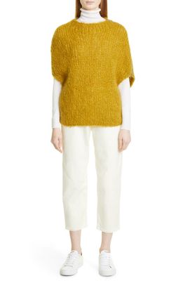 Fabiana Filippi Virgin Wool Turtleneck Sweater in Natural