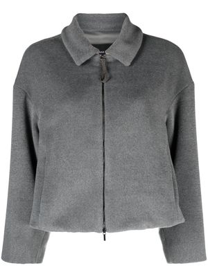 Fabiana Filippi zip-up straight jacket - Grey