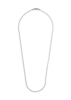 Fabiana Sterling Silver Chain Necklace/23.6"