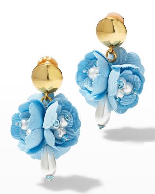 Fabric Bouquet Earrings