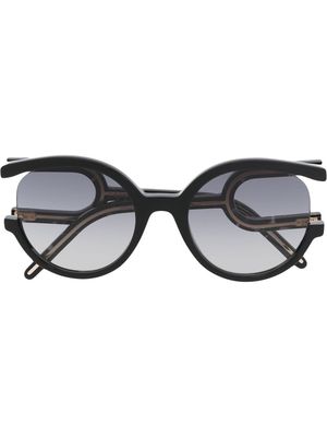 Face À Face AALTO 1 round-frame sunglasses - Black