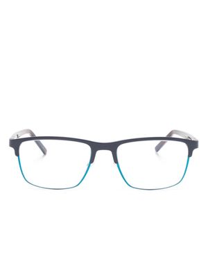 Face À Face Alium Watt rectangle-frame glasses - Blue