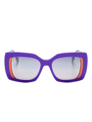 Face À Face Ashoka 2 rectangular-frame sunglasses - Purple