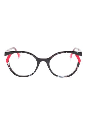 Face À Face Bocca Kuma 1 cat-eye frame glasses - Black