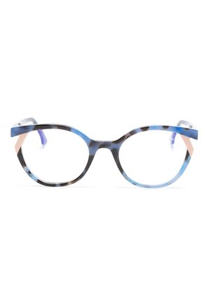 Face À Face Bocca Kuma 1 cat-eye frame glasses - Blue