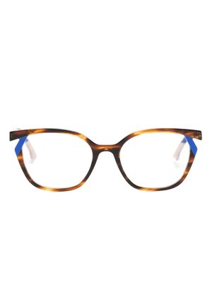 Face À Face Bocca Kuma 3 butterfly-frame glasses - Blue