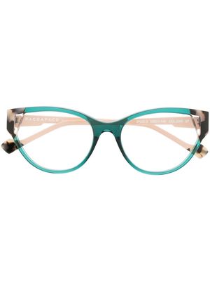 Face À Face cat-eye frame glasses - Green