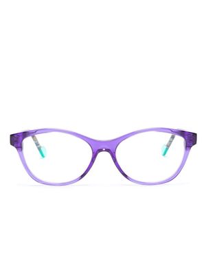 Face À Face cat-eye frame glasses - Purple
