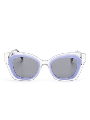 Face À Face Halos 2 square-frame sunglasses - Blue