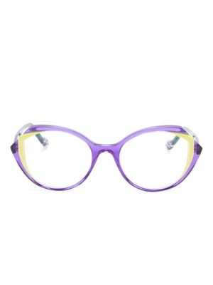 Face À Face Kaledo 1 cat eye-frame glasses - Purple