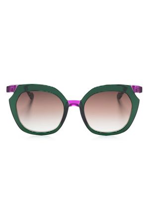 Face À Face Ninna 2 oversize-frame sunglasses - Green