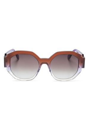 Face À Face Notchi 2 geometric-frame sunglasses - Purple