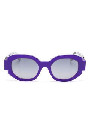 Face À Face Notchi square-frame sunglasses - Blue