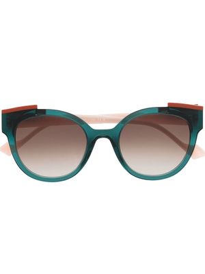 Face À Face round-frame sunglasses - Green