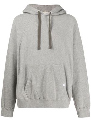 Facetasm logo-print hoodie - Grey