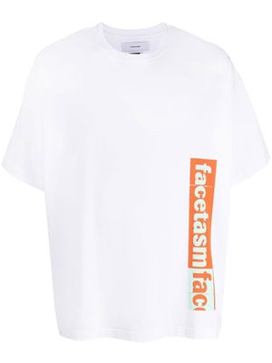Facetasm logo-print T-Shirt - White