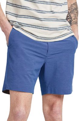 Faherty All Day Belt Loop 7-Inch Shorts in Navy