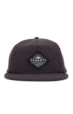 Faherty All Day Hat in Charcoal.