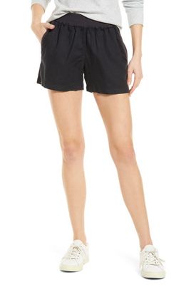 Faherty Arlie Day Shorts in Washed Black