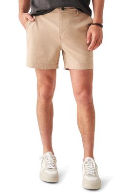 Faherty Belt Loop All Day 5-Inch Shorts in Khaki