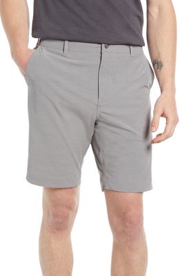 Faherty Belt Loop All Day Hybrid Shorts in Ice Grey