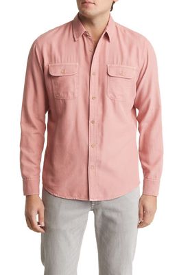 Faherty Island Life Button-Up Shirt in Beach Rose