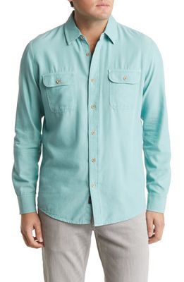 Faherty Island Life Button-Up Shirt in Canton