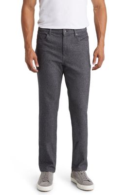 Faherty Knit Flannel Slim Fit Pants in Mountain Charcoal