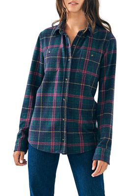 Faherty Legend Plaid Shirt in Outer Limits Plaid