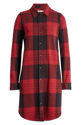 Faherty Legend Shirtdress in Orchard House Plaid