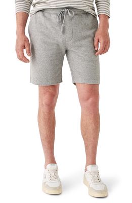 Faherty Legend Sweat Shorts in Fossil Grey Twill