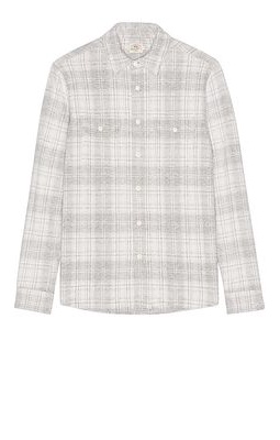 Faherty Legend Sweater Shirt in Grey