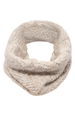 Faherty Marled Wool Blend Snood in Driftwood