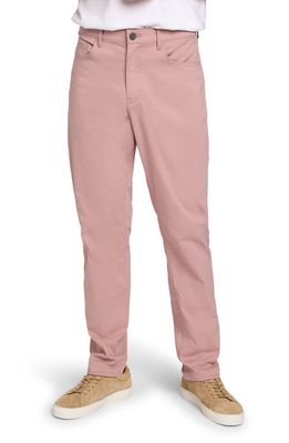 Faherty Movement Organic Cotton Blend Pants in Spring Quartz