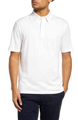 Faherty Movement Polo Shirt in White
