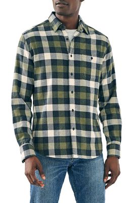 Faherty Plaid Super Brushed Stretch Flannel Button-Up Shirt in Ten Mile Buffalo