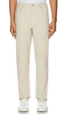 Faherty Stretch Terry 5 Pocket Pants in Tan