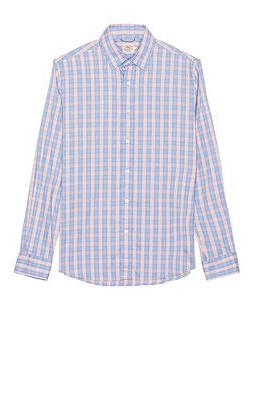 Faherty The Movement Shirt in Pink