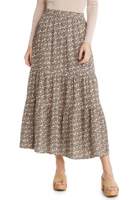 Faherty Valentina Floral Dream Organic Cotton Gauze Skirt in Nusa Floral