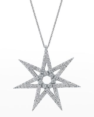 Fairy Star Diamond Pendant Necklace