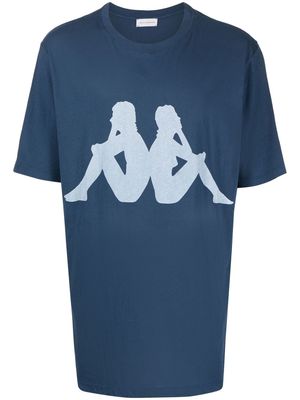 Faith Connexion x Kappa oversized T-shirt - Blue