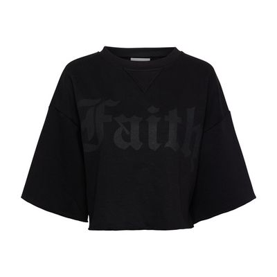 Faith cropped sweatshirt