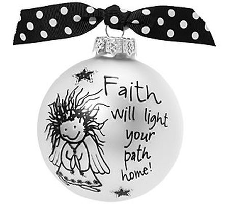 Faith Glass Ornament Inspired by Marci