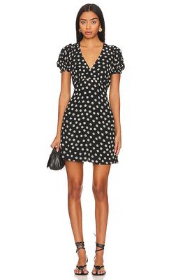 FAITHFULL THE BRAND Albertina Mini Dress in Black