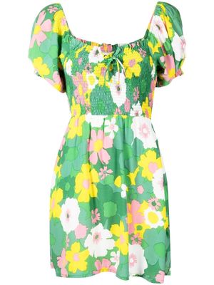 Faithfull the Brand Domenica floral-print mini dress - Green
