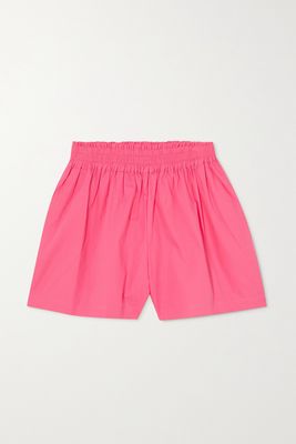 Faithfull The Brand - Elva Cotton-poplin Shorts - Pink