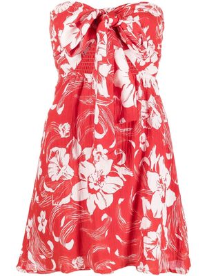 Faithfull the Brand floral-print mini dress - Red