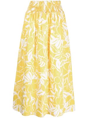 Faithfull the Brand floral print skirt - Yellow